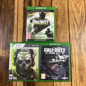 Call of Duty Xbox One Game Lot MWII Infinite Warfare Legacy Ghosts 3 Game Bundle